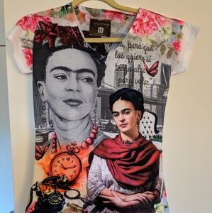 BRAND NEW Unique Frida Kahlo T-shirt